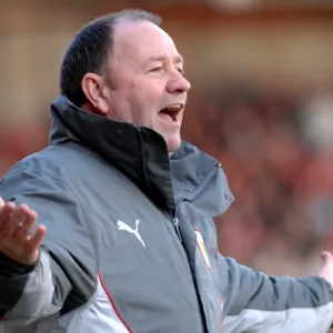 Intense Moment: Gary Johnson in Action - Bristol City vs. Wolverhampton Wanderers