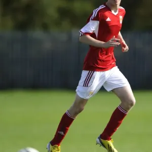 Intense Moment: Harry Paice Shines for Bristol City U18 Against Brighton & Hove Albion U18, October 5, 2013