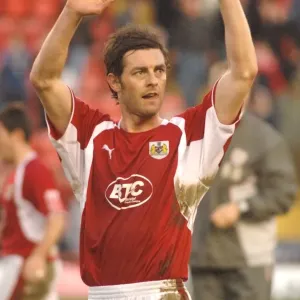Intense Moment: Jamie McAllister in Action for Bristol City Against Sheffield Wednesday Intense Moment: Jamie McAllister in Action for Bristol City Against Sheffield Wednesday