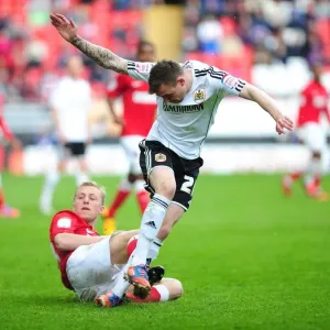 Intense Moment: Solly Stops Anderson's Charge in Charlton Athletic vs. Bristol City (Npower Championship, 04/05/2013) Intense Moment: Solly Stops Anderson's Charge in Charlton Athletic vs. Bristol City (Npower Championship, 04/05/2013)