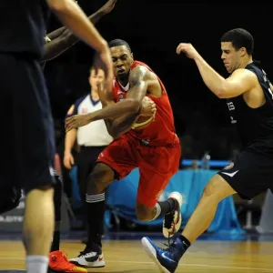 Doug Herring in action during the British Basketball League Cup Doug Herring in action during the British Basketball League Cup