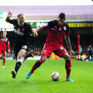 Intense Rivalry: Briggs vs. Solly - A Football Showdown at Ashton Gate