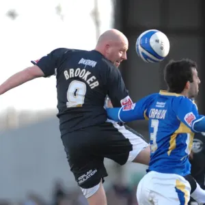 The Intense Rivalry: Brooker in Action - Cardiff City vs. Bristol City Football Match The Intense Rivalry: Brooker in Action - Cardiff City vs. Bristol City Football Match