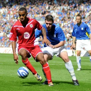 The Cardiff vs. Bristol City Football Match Print Season 09-10
