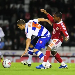 Intense Rivalry: The Clash Between Danny Rose and Kyle Walker in the Championship Showdown between Bristol City and QPR (October 2010)