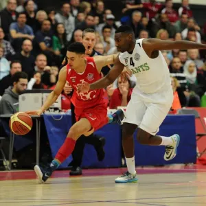 Bristol Flyers vs Manchester Giants Basketball Print Bristol Flyers vs Manchester Giants Basketball Print