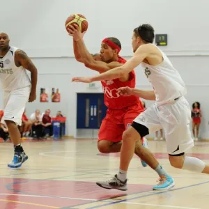 Bristol Flyers vs Manchester Giants Basketball Print Bristol Flyers vs Manchester Giants Basketball Print