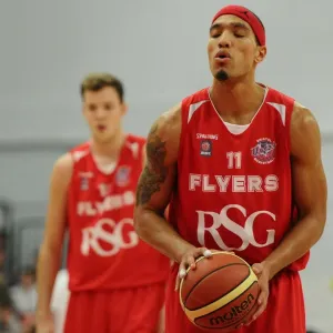 Bristol Flyers vs Manchester Giants Basketball Print Bristol Flyers vs Manchester Giants Basketball Print