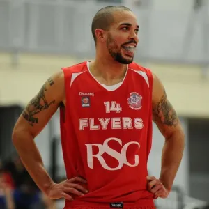 Bristol Flyers vs Manchester Giants Basketball Print Bristol Flyers vs Manchester Giants Basketball Print