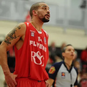 Bristol Flyers vs Manchester Giants Basketball Print Bristol Flyers vs Manchester Giants Basketball Print