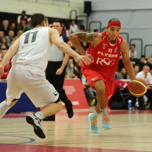 Bristol Flyers vs Manchester Giants Basketball Print Bristol Flyers vs Manchester Giants Basketball Print