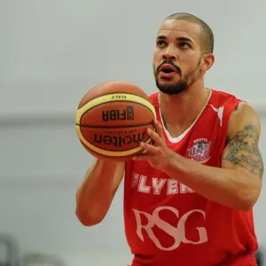 Bristol Flyers vs Manchester Giants Basketball Print Bristol Flyers vs Manchester Giants Basketball Print