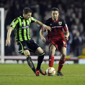 Bristol City vs Brighton and Hove Albion Print Bristol City vs Brighton and Hove Albion Print
