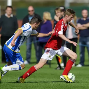 Intense Rivalry: Harry Paice vs Des Hutchinson - U18 Football Clash: Bristol City vs Brighton & Hove Albion