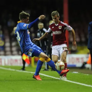 Bristol City vs Shrewsbury Town Print - Intense Rivalry Action Photo Bristol City vs Shrewsbury Town Print - Intense Rivalry Action Photo