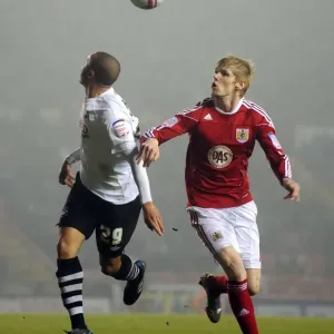 Intense Rivalry: Keogh vs. Richards Clash in Bristol City vs. Swansea City Championship Showdown, January 2011