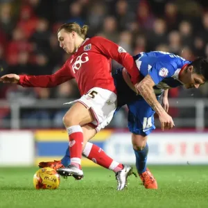 Intense Rivalry: Luke Freeman vs. Alejandro Faurlin Battle at Ashton Gate, 2015 - Sky Bet Championship Clash between Bristol City and Queens Park Rangers Intense Rivalry: Luke Freeman vs. Alejandro Faurlin Battle at Ashton Gate, 2015 - Sky Bet Championship Clash between Bristol City and Queens Park Rangers