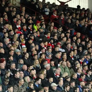 Intense Rivalry: Passionate Battle - Bristol City vs Sheffield United, Ashton Gate, February 14, 2015
