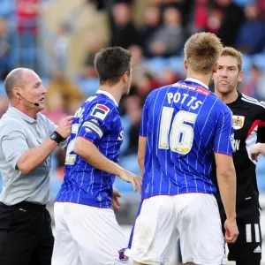 Intense Rivalry: Wagstaff vs. Potts Clash at Brunton Park - Football's Fiery Moment (Bristol City vs. Carlisle United) Intense Rivalry: Wagstaff vs. Potts Clash at Brunton Park - Football's Fiery Moment (Bristol City vs. Carlisle United)