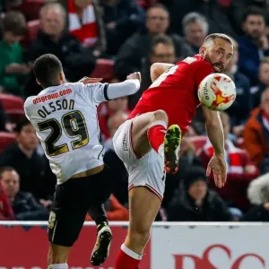 Intense Rivalry: Wilbraham vs. Olsson Clash at Ashton Gate