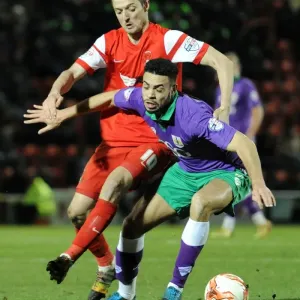 Intense Rivalry: Williams vs Mooney in Leyton Orient vs Bristol City Clash, Sky Bet League One, 2015 Intense Rivalry: Williams vs Mooney in Leyton Orient vs Bristol City Clash, Sky Bet League One, 2015