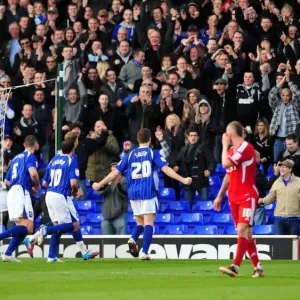Ipswich Town's Tommy Smith Celebrates Goal Against Bristol City, Portman Road, 2012