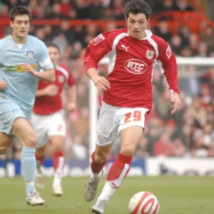 Ivan Sproule in Action: Bristol City vs Colchester United