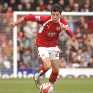 Ivan Sproule in Action: Bristol City vs Colchester United