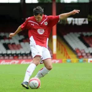 Ivan Sproule in Action for Bristol City Against Wycombe Wanderers Ivan Sproule in Action for Bristol City Against Wycombe Wanderers