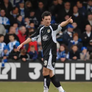 Ivan Sproule Print - Colchester United vs. Bristol City Action Photo