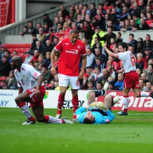 Ivan Sproule celebrates