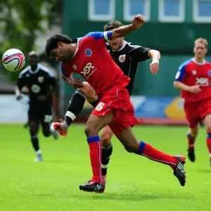 Ivan Sproule Fights for Possession: Aldershot vs. Bristol City Ivan Sproule Fights for Possession: Aldershot vs. Bristol City