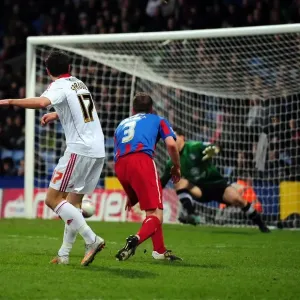 Ivan Sproule Hits the Post: A Dramatic Moment from Crystal Palace vs. Bristol City (Championship, 2011)