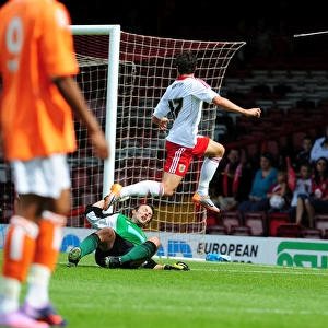 Ivan Sproule Scores for Bristol City Against Blackpool in 2010 Championship Match
