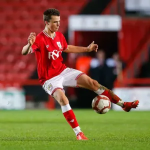 Print of James Morton in action during the FA Youth Cup Third Round match