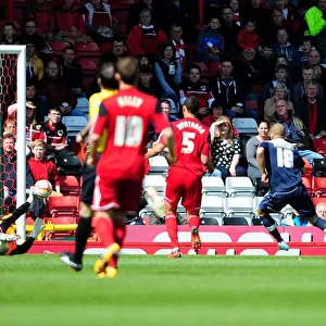 James Vaughan Scores Opening Goal: Bristol City vs Huddersfield Town, 2013