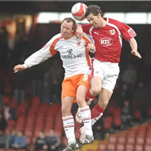 Jamie McAllister in Action: Bristol City vs Blackpool