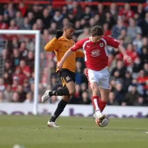Jamie McAllister in Action: Bristol City vs Hull City