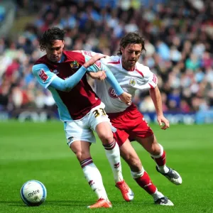 Jamie McAllister tussles with Chris Eagles