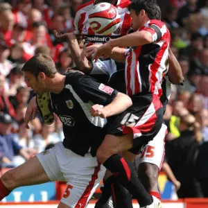 Jamie McCombe Gary Speed Print (Sheffield United V Bristol City)