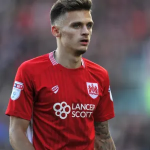Print of Jamie Paterson in Action at Ashton Gate Stadium