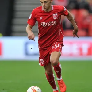 Print of Jamie Paterson in action at Ashton Gate Stadium