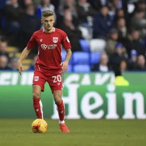 Jamie Paterson of Bristol City in Action against Reading at Madejski Stadium, 2016 Sky Bet Championship Match