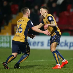 Print of Jamie Paterson scoring for Bristol City in FA Cup Third Round Replay Print of Jamie Paterson scoring for Bristol City in FA Cup Third Round Replay