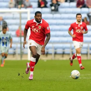 Jay Emmanuel-Thomas in Action: Bristol City vs Coventry City, Ricoh Arena, October 18, 2014 - Football Jay Emmanuel-Thomas in Action: Bristol City vs Coventry City, Ricoh Arena, October 18, 2014 - Football