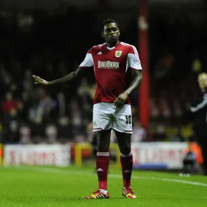 Jay Emmanuel-Thomas of Bristol City in Action against Brentford, Sky Bet League One, October 2013