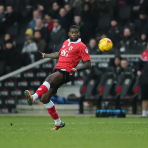Jay Emmanuel-Thomas Print - Bristol City Action at Stadium MK Jay Emmanuel-Thomas Print - Bristol City Action at Stadium MK