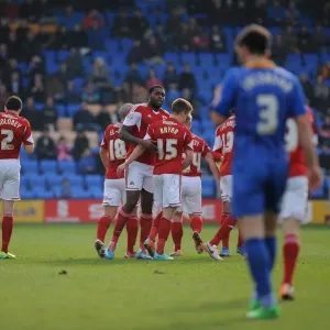 Bristol City FC Print - Jay Emmanuel-Thomas Scores First Goal Bristol City FC Print - Jay Emmanuel-Thomas Scores First Goal