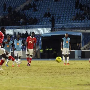 Jay Emmanuel-Thomas Scores Penalty for Bristol City during Botswana Tour 2014 Jay Emmanuel-Thomas Scores Penalty for Bristol City during Botswana Tour 2014