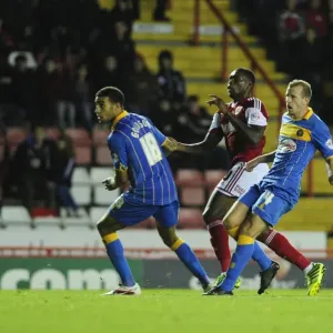 Bristol City FC Print - Jay Emmanuel-Thomas Goal vs Shrewsbury Town Bristol City FC Print - Jay Emmanuel-Thomas Goal vs Shrewsbury Town